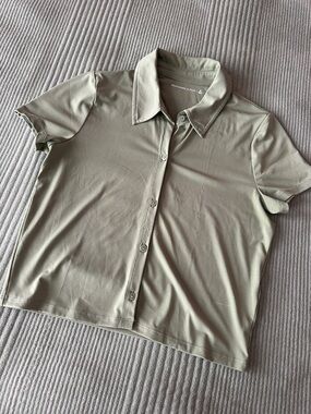 Abercrombie & Fitch button up polo top